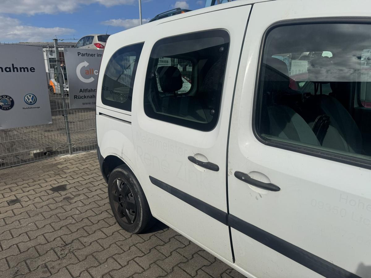Renault Kangoo 2 original Schiebet&uuml;r rechts Wei&szlig; verglast Bj.2008